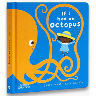 如果我有一只八爪鱼 If I had an octopus 英文原版 儿童纸板书 睡前故事书 亲子绘本图画童书 进口儿童读物 又日新