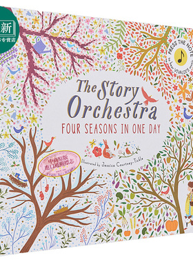 儿童有声读物Jessica Courtney Tickle Story Orchestra Four Seasons in One Day 故事管弦乐队 一日四季 发声书