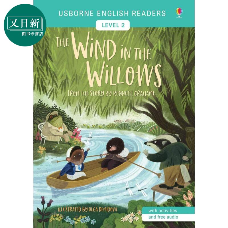 Usborne English Readers Level 2 The Wind in the Willows 柳林风声 英语小读者分级阅读 儿童童话故事 英文原版