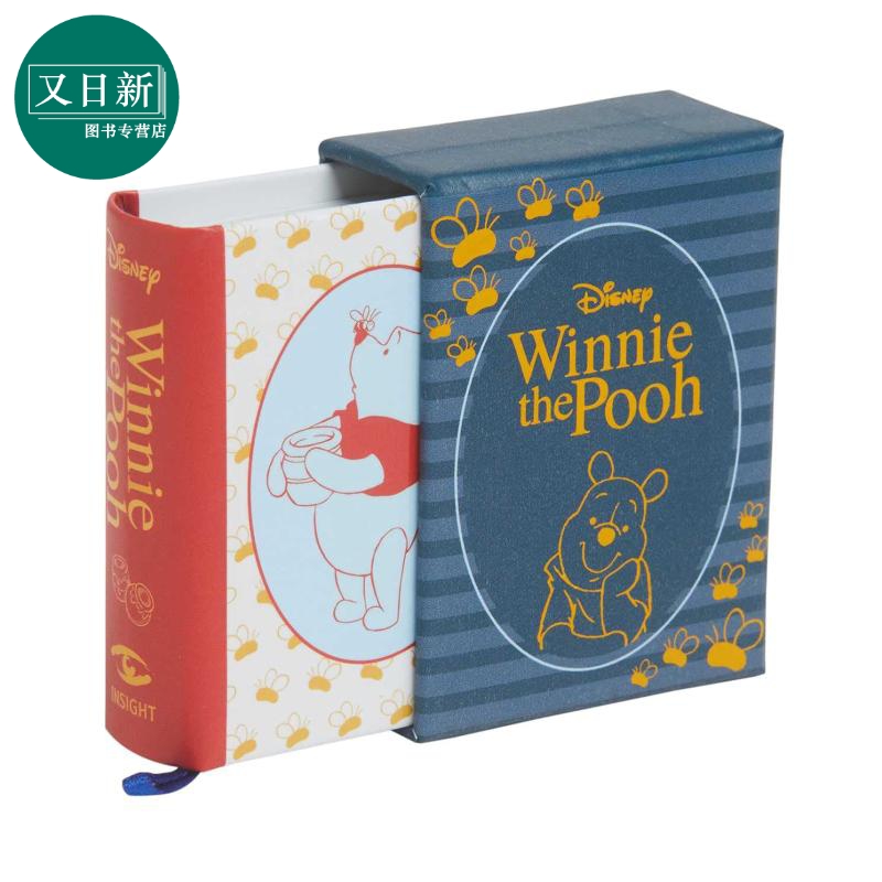 迪士尼小熊维尼迷你书 Disney Winnie the Pooh Tiny Book 英文原版 Insight Editions 中商原版 又日新