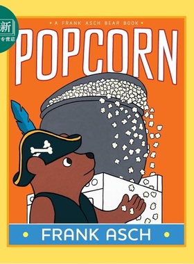 月亮小熊 爆米花 Frank Asch Popcorn 英文原版 儿童绘本故事书 获奖作家兼插画家弗兰克阿什绘著经典 进口童书 又日新