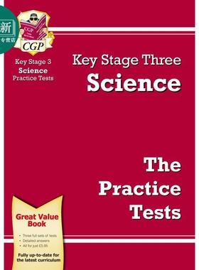 CGP KS3 Science Practice Tests CGP KS3 科学实践测试 英文原版教材 又日新
