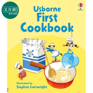 预售 小朋友的烹饪书 First Cookbook 英文原版 儿童食谱绘本读物 赏心悦目的插图 简单易做的美味食谱 进口童书 7岁+ 又日新