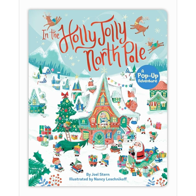 立体书 快乐的北极 In the Holly Jolly North Pole 英文原版 儿童纸板书绘本 活动玩具书 进口图书 儿童读物 又日新