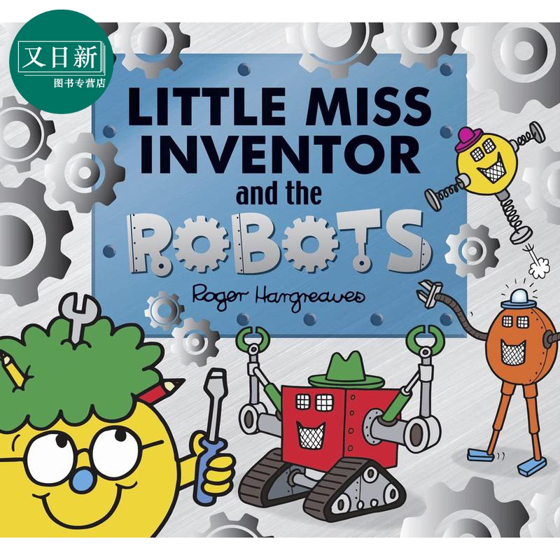 奇先生妙小姐 机器人Little Miss Inventor and the Robots英文原版 儿童故事书 绘本图画书 亲子绘本 进口童书 又日新