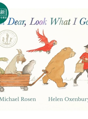 罗森爷爷猎熊二人组 天哪 看我拿到了什么 Oh Dear Look What I Got 英文原版 儿童绘本 图画故事书 进口童书 又日新
