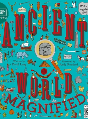 Ancient World Magnified 放眼古世界 英文原版 进口原版 5岁到10岁 精装 消失的文明 儿童图画书 David Long
