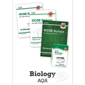 英国CGP教材 GCSE/IGCSE Catch-Up Essentials AQA Biology 生物复习备考教辅4册 含答案