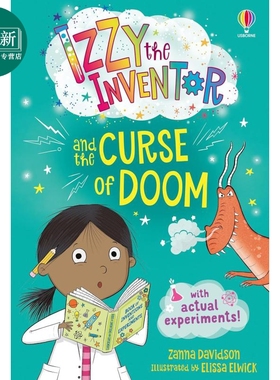 伊兹和厄运的诅咒 Izzy the Inventor and the Cures of Doom英文原版 儿童绘本故事书 进口儿童读物6岁以上 又日新