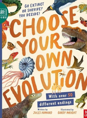 选择你的进化 灭绝还是生存 由你决定 Choose Your Own Evolution Go Extinct or Survive You Decide 英文原版书 又日新