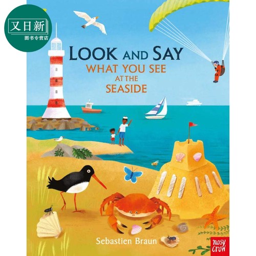 Look and Say What You See at the Seaside你在海边看到什么？英文原版 进口图书 儿童科普绘本百科知识图书 又日新