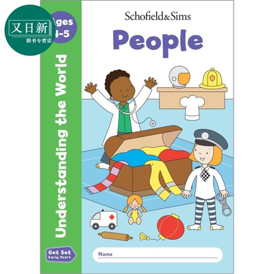 英国S&S教辅 Get Set Understanding the World: People 幼小衔接了解世界：人物 英文原版 幼小衔接  又日新