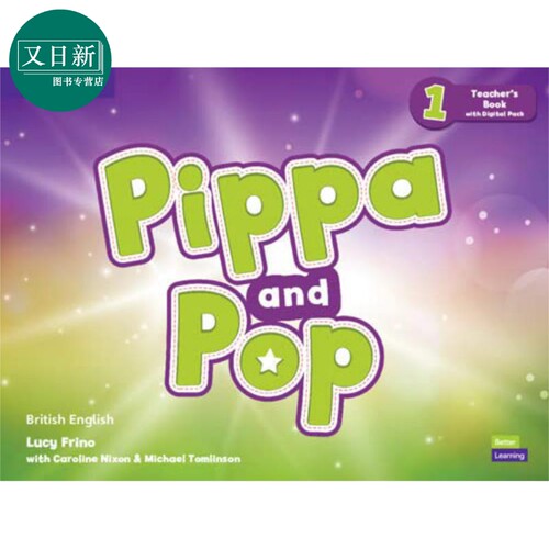Pippa and Pop Level 1 Teachers Book 剑桥幼儿英语教师用书级别1 学龄前儿童幼教启蒙识字算术含电子资源 又日新