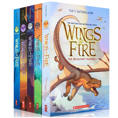Wings of Fire 火翼飞龙 火焰之翼 英文原版 1-14册 全系列 儿童小说全套 英语章节桥梁书猫武士作者 scholastic Tui T Suth又日新