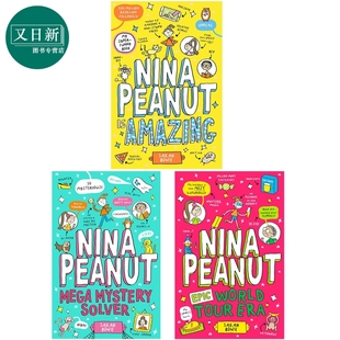 Amazing 大冒险家妮娜 Peanut 预售 儿童漫画图画小说 进口童书 英文原版 学乐绘本 3册 又日新 Nina 温暖幽默全彩画面