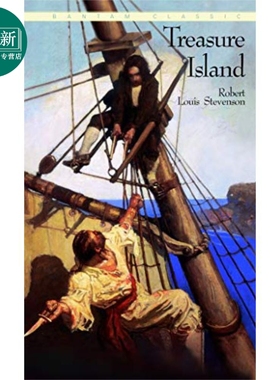 金银岛 Bantam Classics Treasure Island 英文原版 Robert Louis Stevenson 又日新