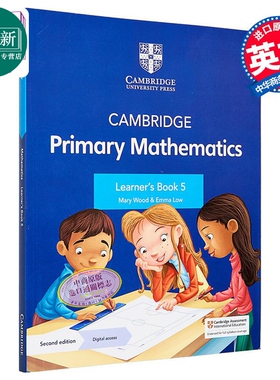 NEW Cambridge Primary Mathematics Learner's Book 5 with Digital Access (1 Year) 剑桥小学数学学生书五年级 又日新