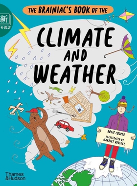 天才之书 气候与天气 The Brainiacs Book of the Climate and Weather 英文原版 儿童科普绘本 精装自然科学读物 又日新