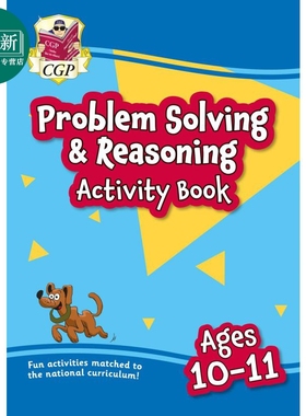 预售 英国CGP原版 New Problem Solving & Reasoning Maths Activity Book for Ages 10-11 Year 6 又日新