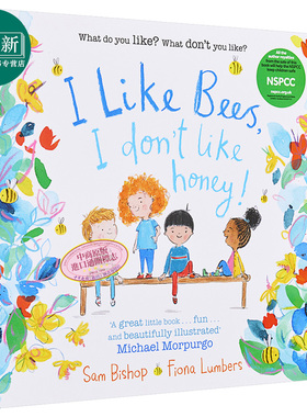 I like Bees I dont Like Honey 我喜欢蜜蜂不喜欢蜂蜜 Fiona Lumbers 英文原版进口 儿童绘本故事图画书 4-8岁