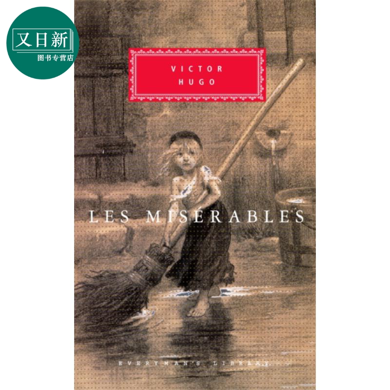 悲惨世界 Charles E Wilbour译本 英文原版 Les Miserables With Ribbon Marker Victor Hugo 雨果 经典名著 又日新