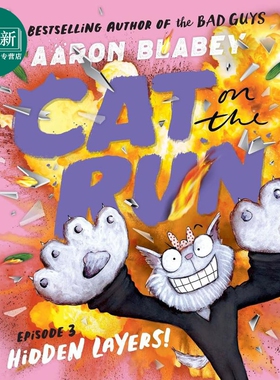逃亡猫咪3 Cat on the Run Hidden Layers Episode 3 英文原版 儿童漫画故事绘本读物 进口童书 7岁以上 又日新