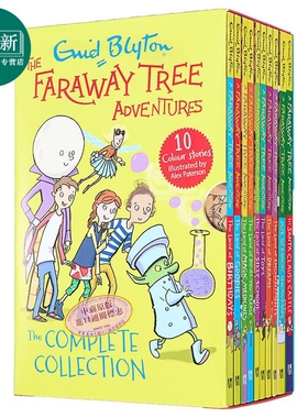 Enid Blyton 伊妮德布莱顿 遥远的树历险记10册套装The Faraway Tree Adventures 英文原版儿童探险故事小初文学 又日新