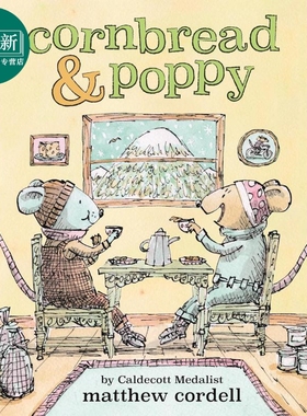 面包鼠与波波鼠1 Cornbread & Pop p  英文原版 儿童绘本 动物故事图画书 进口儿童读物4-8岁 友谊故事书  又日新