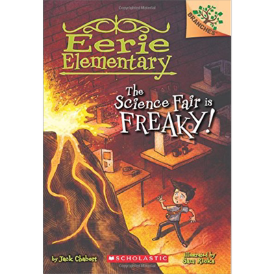 现货 Eerie Elementary 4 The Science Fair Is Freaky 学乐 怪异小学记4 英文原版 进口图书 儿童小初文学 5-7岁 又日新