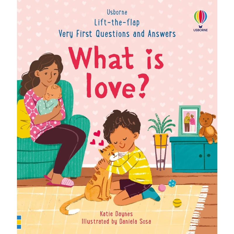 预售 尤斯伯恩你问我答 爱是什么 Very First Questions & Answers What is love英文原版 纸板书 亲子绘本 儿童图画书 又日新