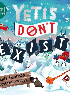 预售 雪人不存在 Yetis Dont Exist 英文原版 儿童绘本故事图画书 一次极其有趣的押韵冒险 情节曲折离奇 进口童书 又日新