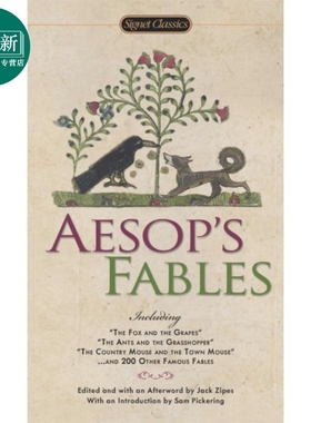 伊索寓言 英文原版 经典名著 Aesop's Fables Signet Classics 又日新