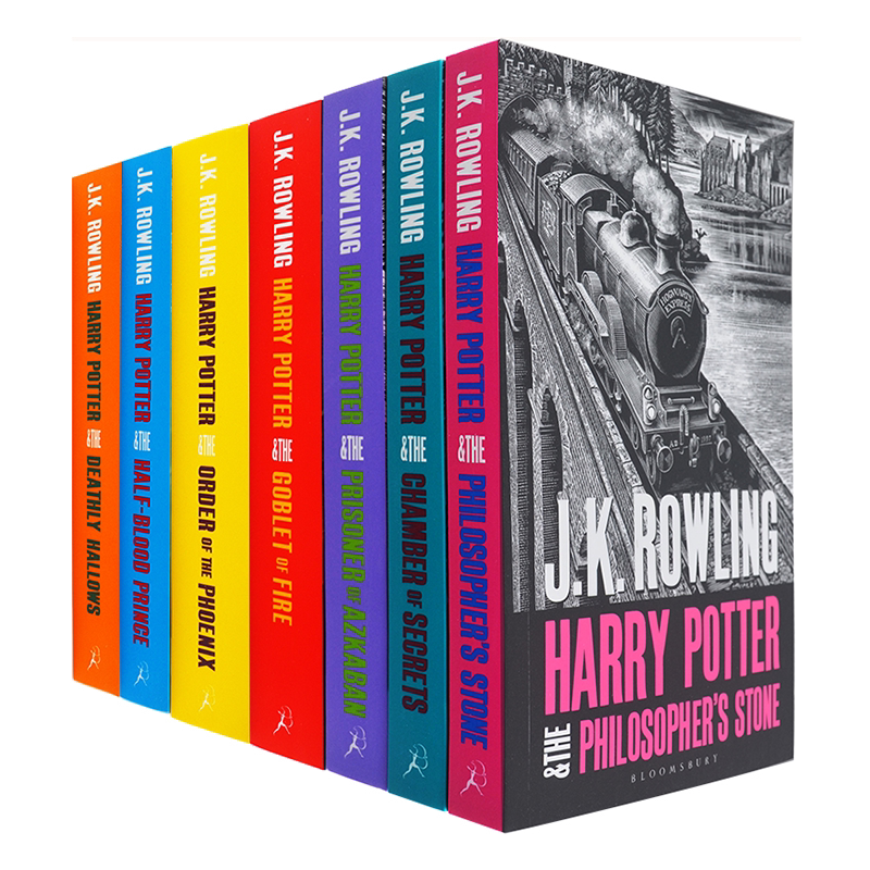 哈利波特1-7成人版平装 英文原版小说 Harry Potter Boxed Set The Complete Collection JK罗琳 英文版 正版进口原版英语书?