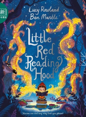 预售 Ben Mantle 爱读书的小红帽 Little Red Reading Hood 儿童绘本 改编自经典童话 现代寓言故事图画书英文小初文学 又日新