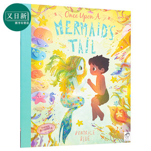 Beatrice Blue：Once Upon a Mermaid's Tail 从前有条美人鱼 精品绘本 低幼亲子故事绘本 平装 英文原版 4-7岁