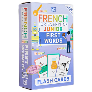 French for Everyone Junior First Words Flash Cards人人学法语青少版单词卡片 法语学习 原版教辅参考工具书 又日新