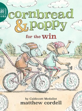 面包鼠与波波鼠4 Cornbread & Popp for the Win 英文原版 儿童绘本 动物友谊故事 进口图书儿童读物 6-10岁 又日新