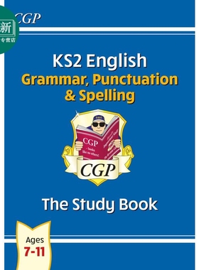 英国原版CGP教辅 新KS2英语语法标点拼写学习书7-11岁 New KS2 English Grammar Punctuation Spelling Study Book 又日新