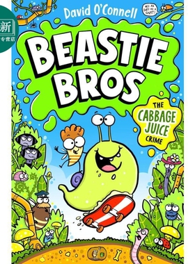野兽兄弟 Beastie Bros 英文原版 儿童章节书图画小说 一部充满小动物的搞笑冒险故事书 小初文学 David OConnell 又日新