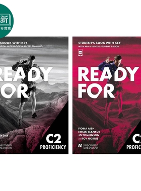 麦克米伦剑桥CPE考试备考学生用书+练习册套装 含答案配电子书Ready for C2 Proficiency Students Book Workbook 又日新