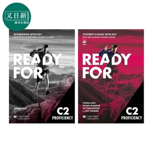 for Workbook 练习册套装 又日新 Book 含答案配电子书Ready Students 麦克米伦剑桥CPE考试备考学生用书 Proficiency