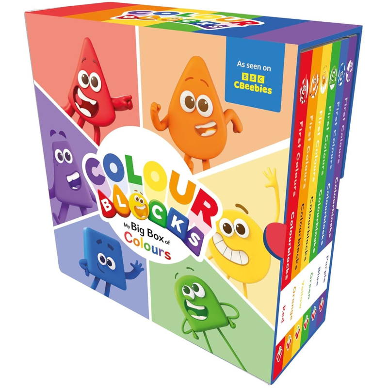 色彩积木套装书 6册Colourblocks My Big Box of Colours 6 Books Collection Set 英文原版 儿童卡通动画 图画书 又日新