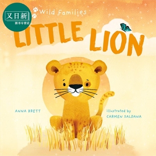 Little Lion A Day in the Life of a Lion Cub 小狮子的一天 英文原版儿童绘本 动物及动物故事主题 0到3岁 又日新