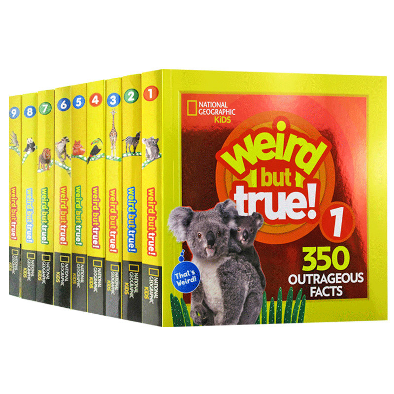 世界真奇妙1-9 weird but true 美国国家地理儿童科普百科彩色绘本 平