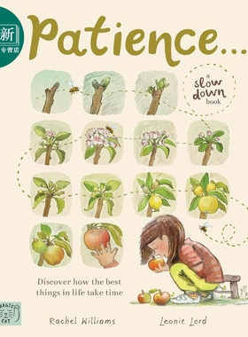 耐心 发现生活中美好的事情如何消磨时间 Leonie Lord Patience 英文原版 儿童生命绘本 精装精品绘本 进口童书 又日新