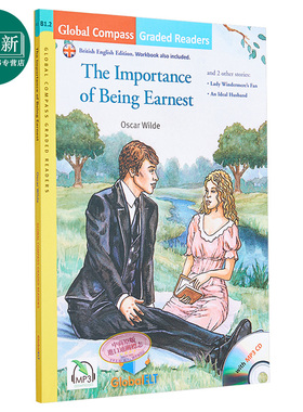 The Importance of Being Earnest 英式英语分级读物 不可儿戏 B1.2级 Global ELT Graded Reader 配在线音频不含CD