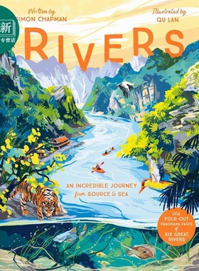 预售 Rivers 河流 英文原版 进口图书 儿童自然绘本 科学百科知识图画书 精装绘本 精品童书 儿童科普读物7-12岁阅读 又日新