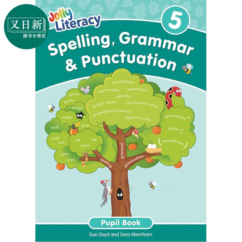 Jolly Literacy快乐学读写 拼写语法与标点符号学生书5手写体英式英语Spelling Grammar Punctuation Pupil Book 5 又日新