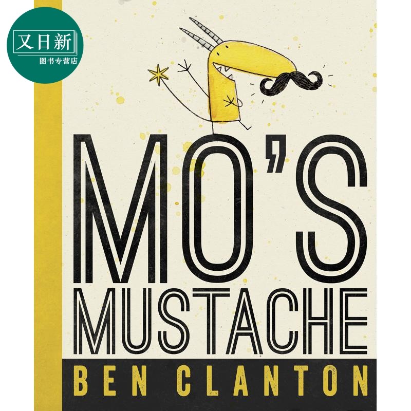 ben clanton mos mustache 墨墨的胡子 英文原版 进口图书 儿童故事