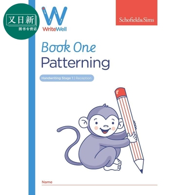 英国S&S教辅 WriteWell 1: Patterning 书写训练 1: 图案 4-5岁 英文原版 英语书写练习 又日新